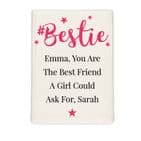 Personalised #Bestie Fridge Magnet Gift For Best Friend