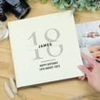 Personalised Birthday and Anniversary Photo Album Add Any Number & Message customised memory book gift.
