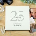 Personalised Birthday and Anniversary Photo Album Add Any Number & Message customised memory book gift.