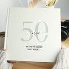 Personalised Birthday and Anniversary Photo Album Add Any Number & Message customised memory book gift.