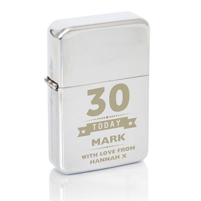 Personalised Birthday Star Lighter Any Age Any Name