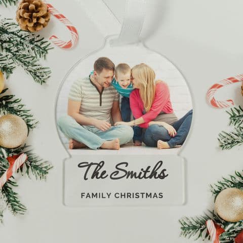 Personalised Christmas Tree Ornament Add Your Photo