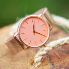 Personalised  Architect Rose Gold Watch Gift For Birthdays