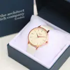 Personalised Engraved Ladies White Leather Strap  Watch Gift For Birthdays