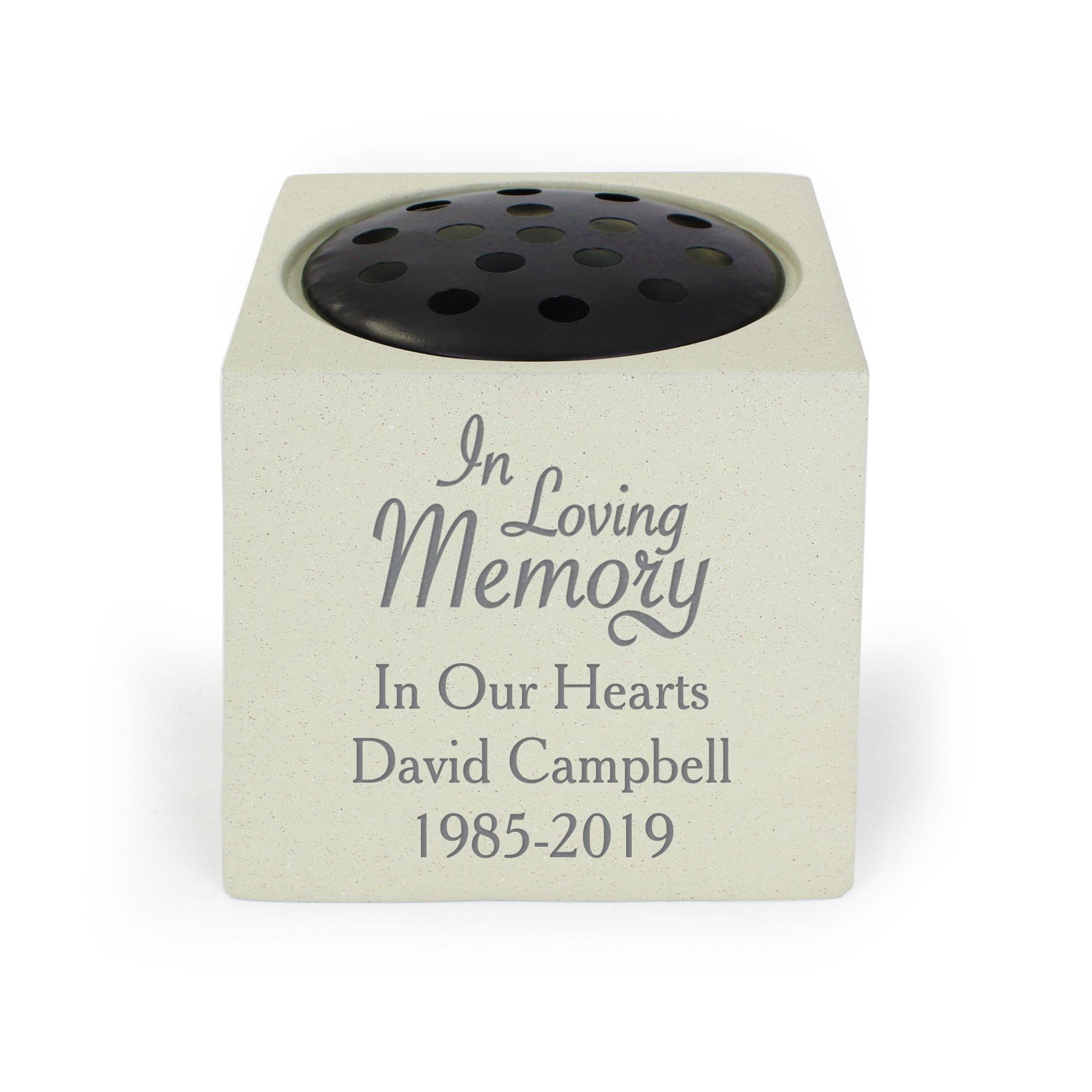 Personalised In Loving Memory Memorial Grave Vase
