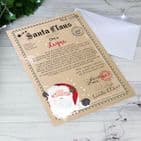 Personalised Letter From Santa Gift For Children - Letter from Father Christmas Free Postage