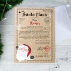 Personalised Letter From Santa Gift For Children - Letter from Father Christmas Free Postage