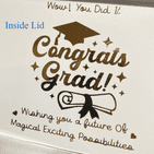 Personalised Luxury Graduation Ready Filled Gift Box custom made unique graduation gift