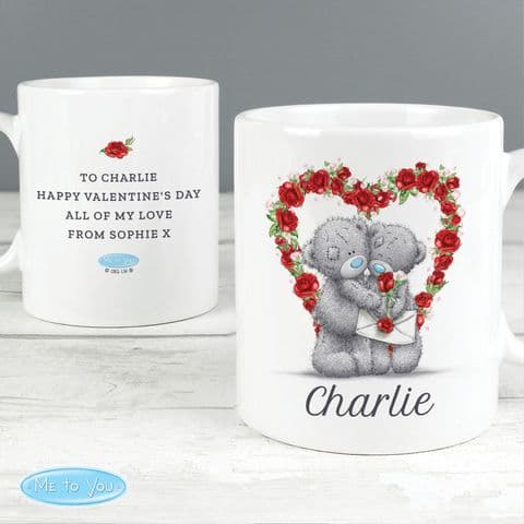 Personalised Me To You Valentine Mug Tatty Teddy Gift