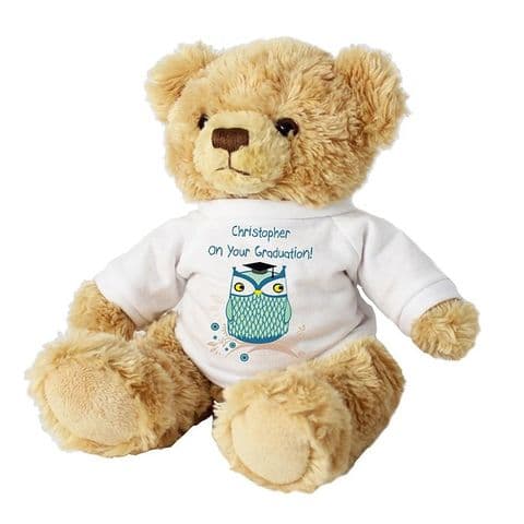 Personalised Mr Owl Teacher Teddy Bear Thank You Gift for teachers