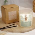 Personalised Springtime Candle Gift ideal for Easter and Spring Time Birthdays