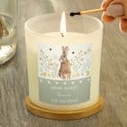 Personalised Springtime Candle Gift ideal for Easter and Spring Time Birthdays
