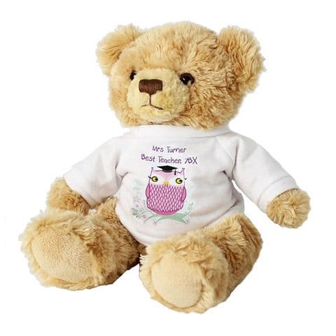 Personalised Teddy Bear Teacher or Graduation Gift - Special Teacher thank you gift