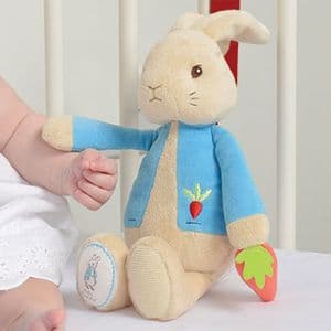 Peter Rabbit Musical Soft Toy - Peter Rabbit Cot Toy Gift For Baby & Toddlers - Peter Rabbit Beatrix Potter Gifts