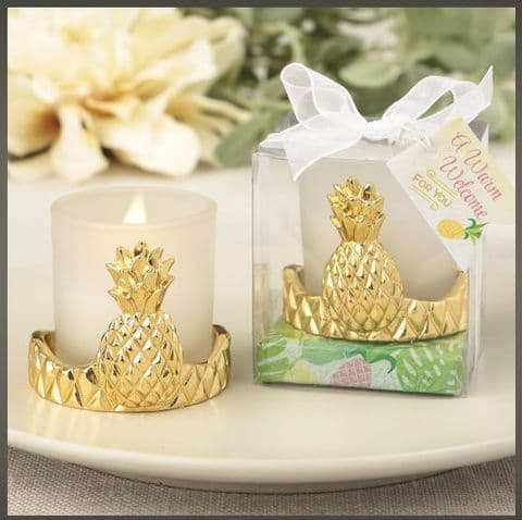 Pineapple Design Mini Candle Favor Gift Dinner Party table gift for guests