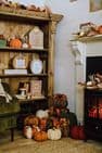 Pumpkin Shaped Photo Frame Autumn Home Accessory - Orange Wooden Frame