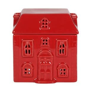 Red Ceramic House Oil and Melt Burner