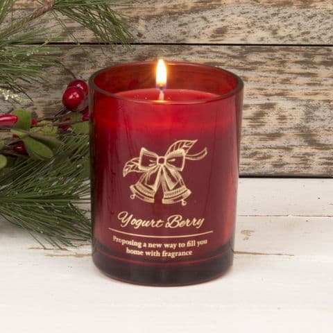 Red Christmas Scented Candle - Winter Berries Christmas Home Fragrance Candle Gift
