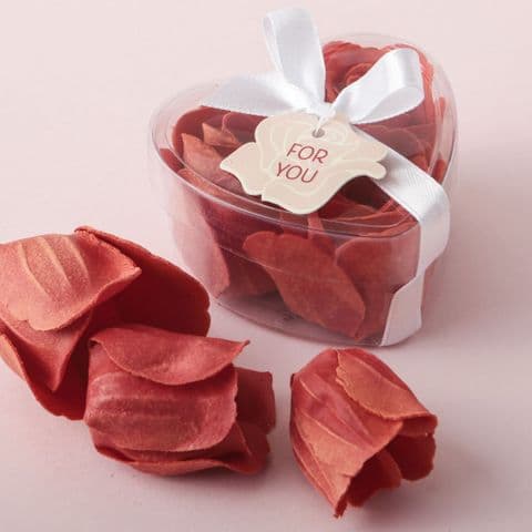 Red Rose Shaped Soap Flower Table Gift Favor