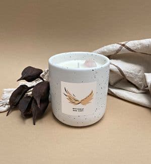 Righteous and Kind Rose Quartz Wellbeing Candle Gift