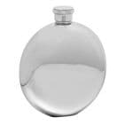Round 5oz Stainless Steel Hip Flask by Harvey Makin - Gifs For Men