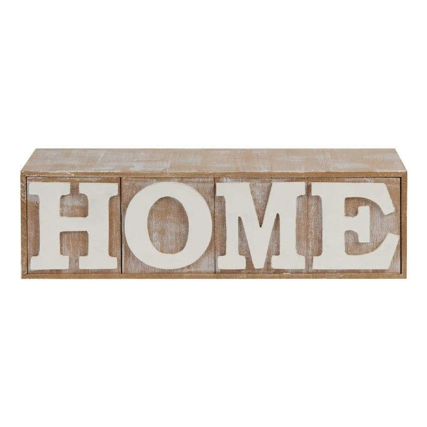 Rustic Wooden Home Storage Box With 4 Drawers. Storage box for inside cupboards, dressers, mantel and window cill.