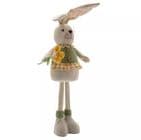 Set Of 2 Mr & Mrs Easter Bunny Standing Ornaments with long legs