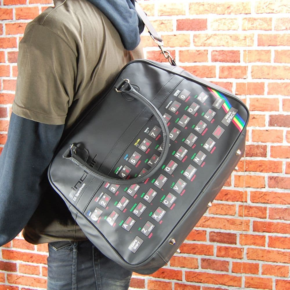 Sinclaire ZX Spectrum Retro Overnight Bag Flight Bag Mens