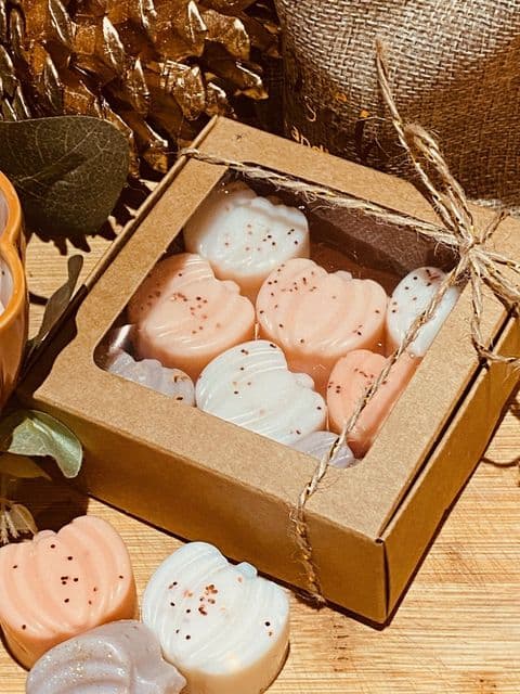 Spiced Pumpkin Wax Melts – Set of 8 Autumn Pumpkin Shapes