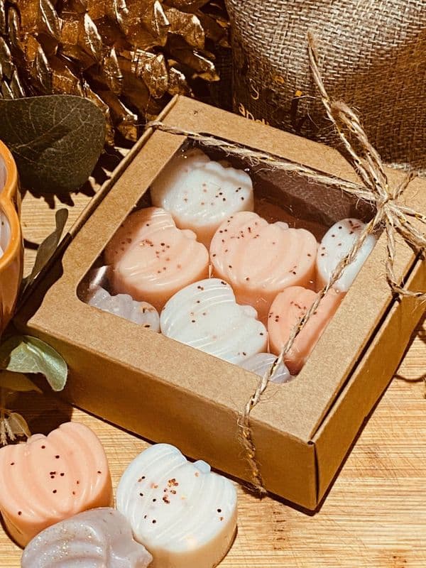 Spiced Pumpkin Wax Melts – Set of 8 Autumn Pumpkin Shapes