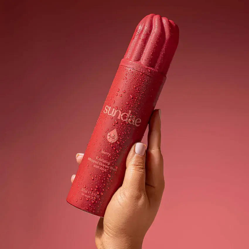 Sundae Berry Exfoliating Shower Foam | Glow Pamper Gift – Posh Bananas Gifts