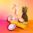 Sundae Piña Colada Shower Foam | Tropical Pamper Gift – Posh Bananas Gifts
