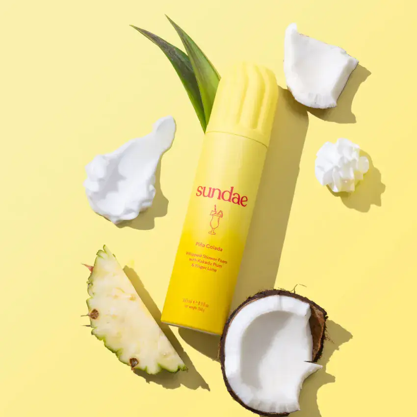 Sundae Piña Colada Shower Foam | Tropical Pamper Gift – Posh Bananas Gifts