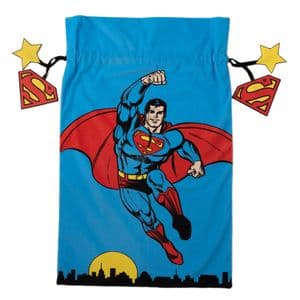 Superman Luxury Christmas Present Sack DC Comic Gift