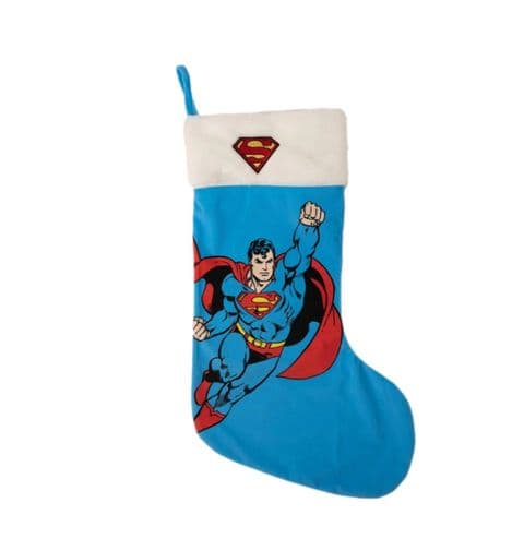 Superman Luxury Christmas Stocking DC Comic Gift