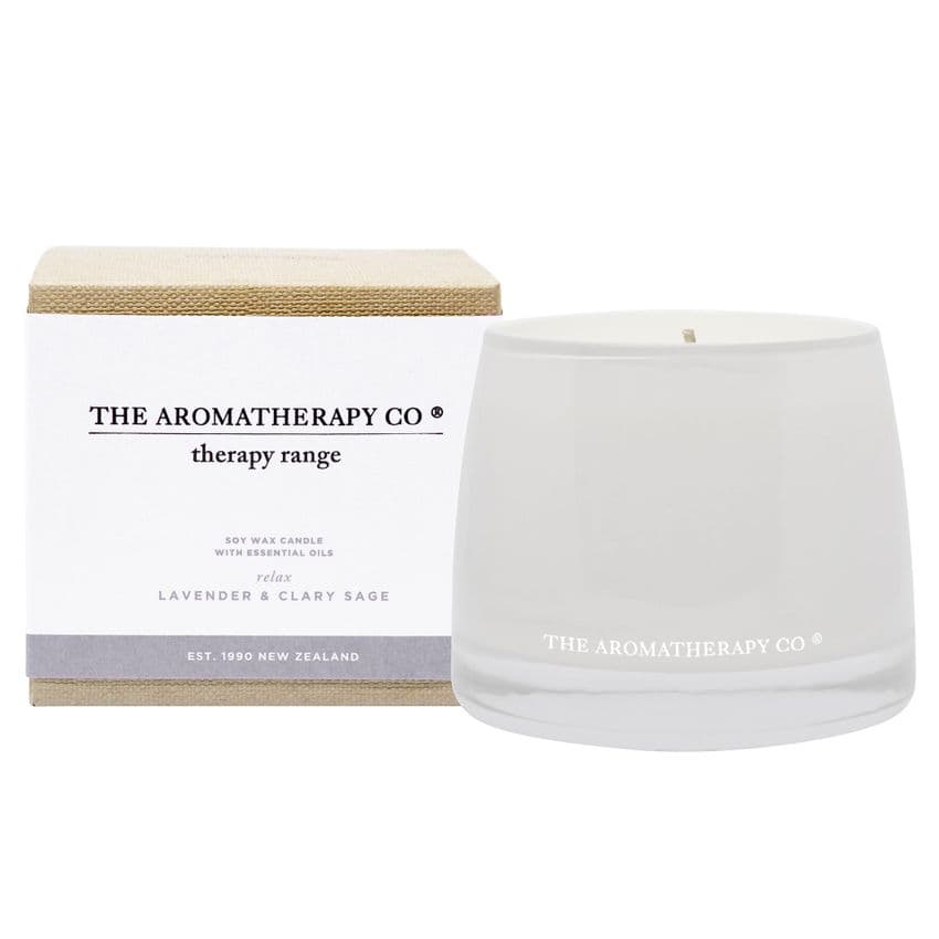 The Aromatherapy Company Lavender & Clary Sage relax Therapy Candle 260g - relax - natural essential oil gift