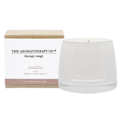 The Aromatherapy Company Peony & Petigrain Therapy Candle 260g - Soothe