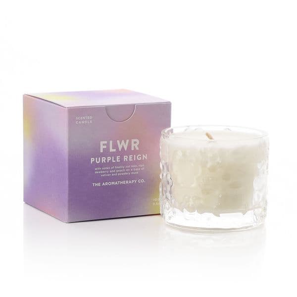 The Aromatherapy Company Purple Reign FLWR Scented Candle 100g