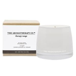 The Aromatherapy Company Sandalwood and Cedar Therapy Candle 260g - Strength