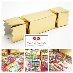 The Posh Candy Company Giant Christmas Cracker American Candy Gift
