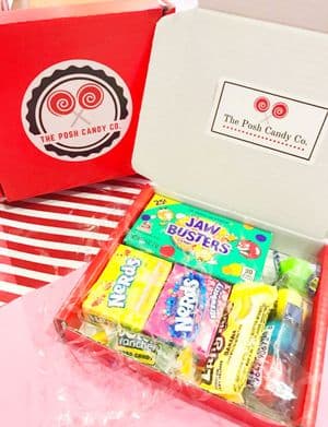 The Posh Candy Company Mini Amercan Sweets Treat Box