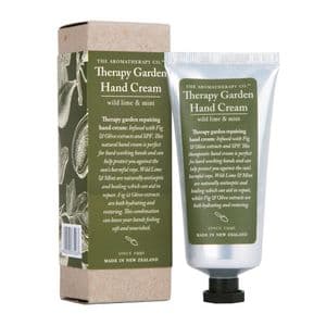 Therapy Garden Repairing Hand Cream by The Aromatherapy Co. Wild Lime & Mint Gift