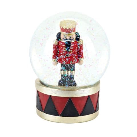Traditional Nutcracker Soldier Christmas Snow Globe Gift