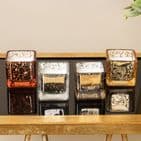 Vanilla Scented Glass Jar Decorative Candles Set of 4 Home Decor Gift