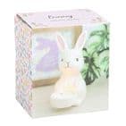 White Bunny Tealight Candle Holder Easter Gift