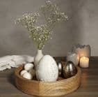 White LED Light Up Easter Egg Ornament