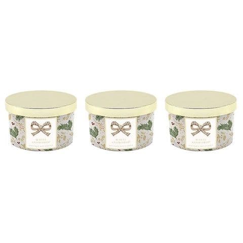 White Snowdrop Candle Gift Set (Set of 3) | Madeline Hearts by Lesser & Pavey
