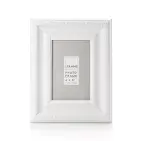 White Wooden Decorative Photo Frame - Assorted Sizes