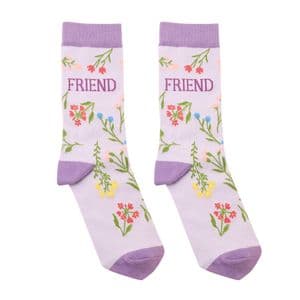 Wild Flower Friend Socks Gift For Friend