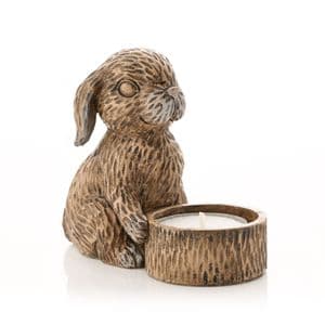 Woodland Rabbit Tea Light Candle Holder